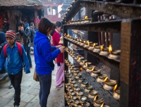 lighting in Bouddhanath